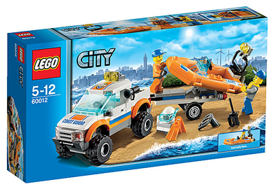 LEGO Set-Lego 4x4 & Diving Boat-Town / City / Coast Guard-60012-1-Creative Brick Builders